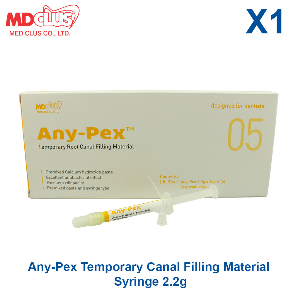 Dental End0 MediClus Any-Pex Temporary R00t Canaal Filling Material 2.2g Calcium