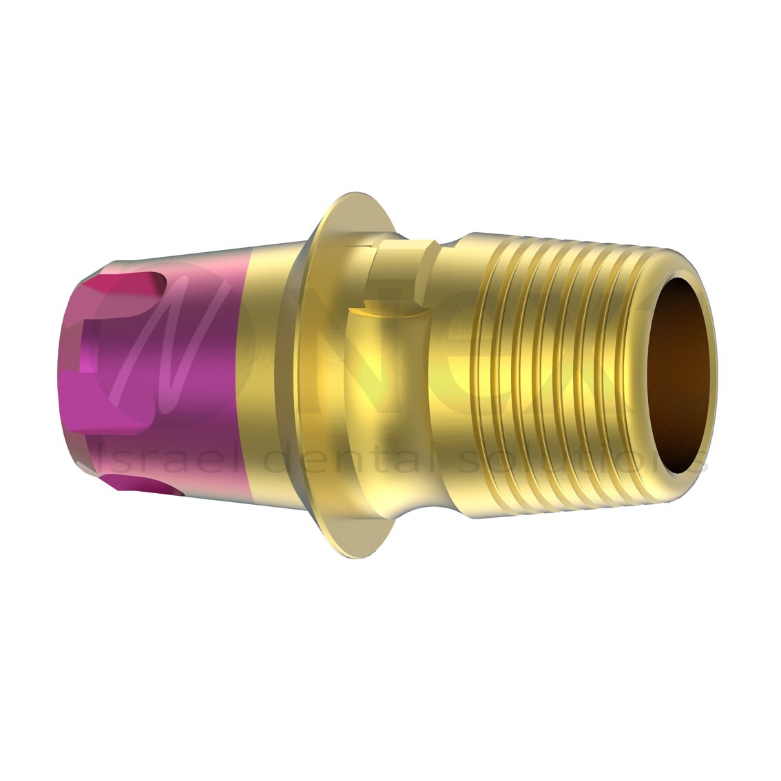 LOTx5 Abutment T-Base CAD/CAM MIS conical C1 V3 SP fit HEX 0.5 mm colored