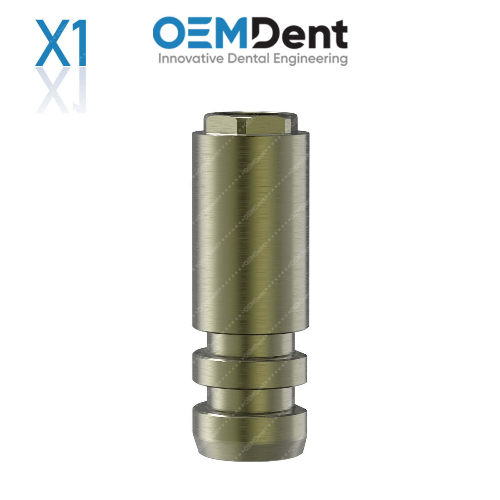 Dental Fixture Analog RP Ø4.1mm Compatible Nobel Brånemark® External Hex