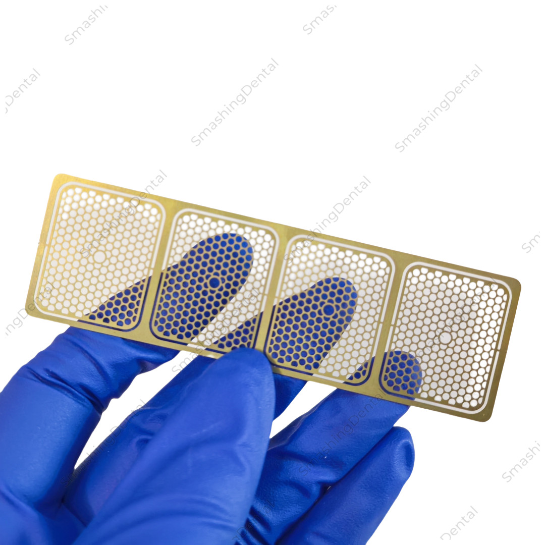 Dental GBR Titanium Mesh Membrane Guided Bone Regeneration Barrier Gold Coated