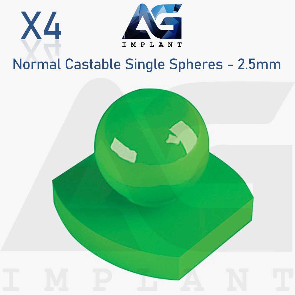 4 Normal Castable Single Spheres OT Cap Ball Attachment Rhein83