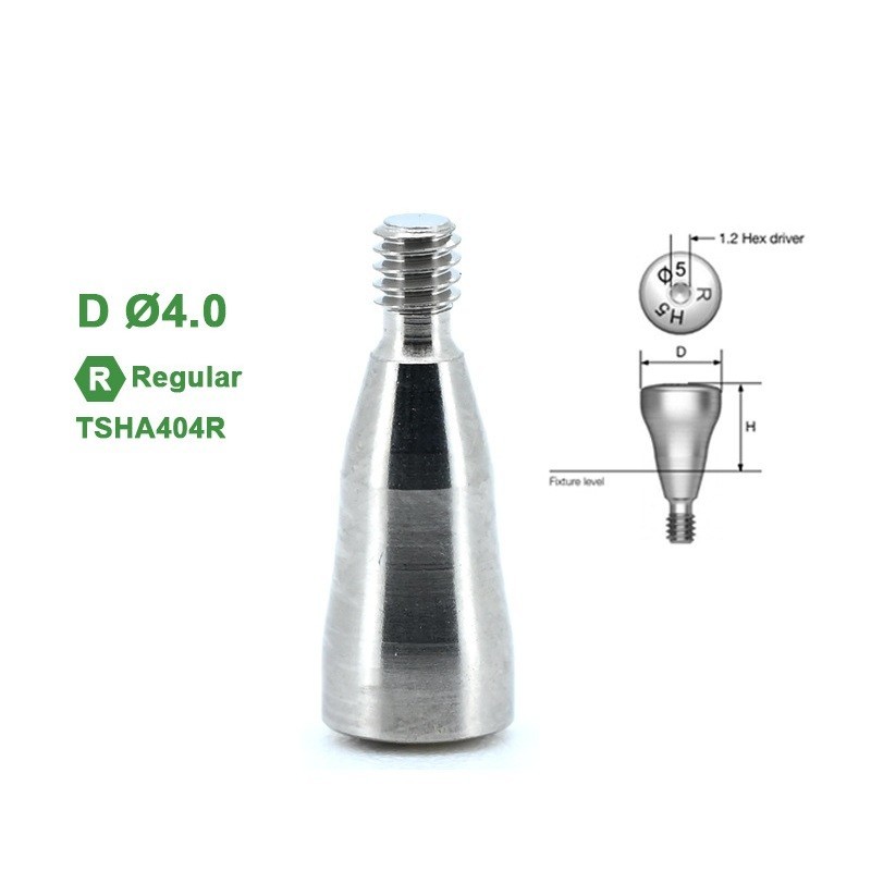 5Pcs Dental Healing Abutment Caps Regular Mini Platform Fits Oss Hiossen