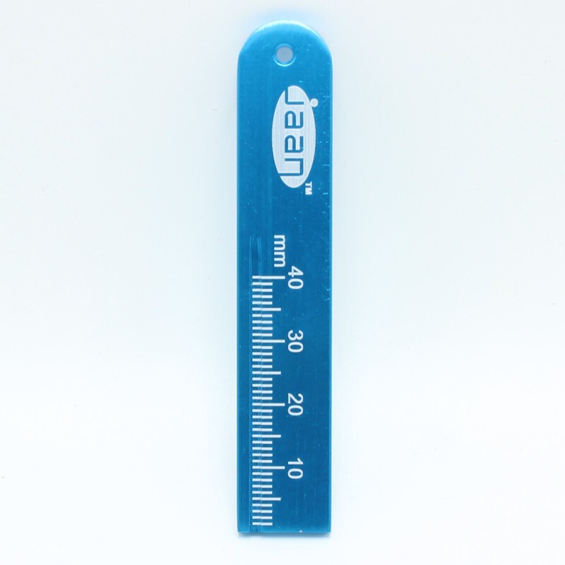 6 Pcs Aluminium Dental Endo Rulers Span Measure Scale Endodontic Dentist Tools