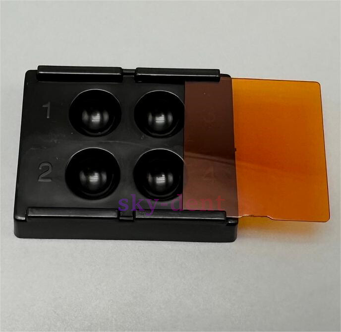 4/8 Holes Dental Veneer Storage Box Teeth Patch Shading Light Case Retainer Mola