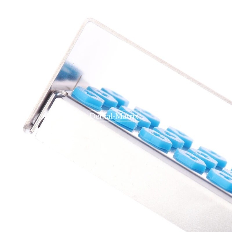 Dental Implant Drills Organizer Holder Sterilization Case Bur Block 8/12/30 Hole
