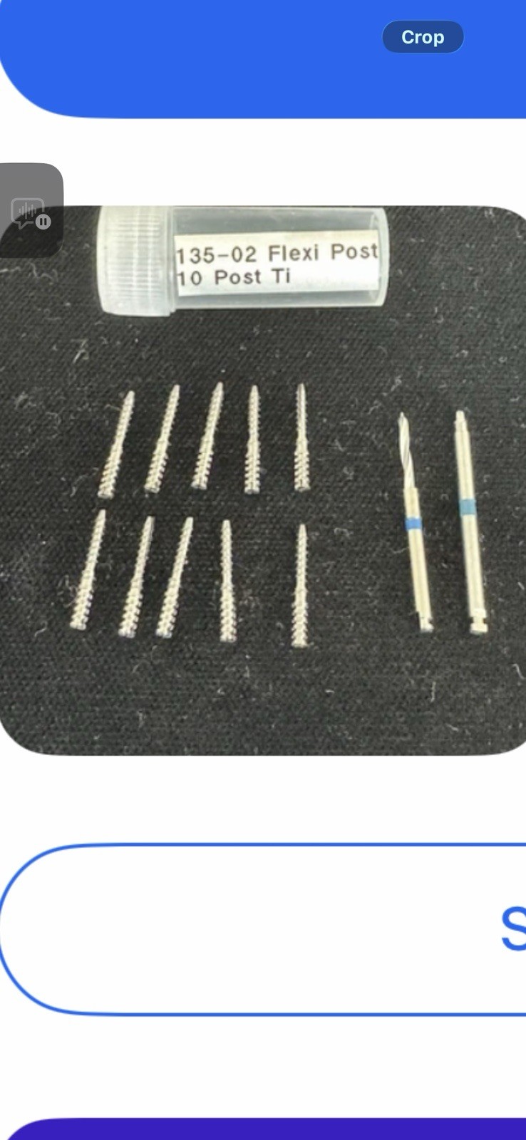 135-02 Titanium post 10 Post