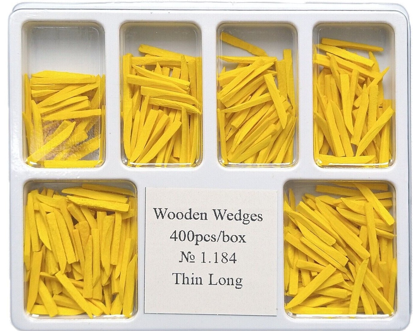 Premier Sycamore type Dental Anatomical Wooden Wedges 400/Bx All sizes – Redland