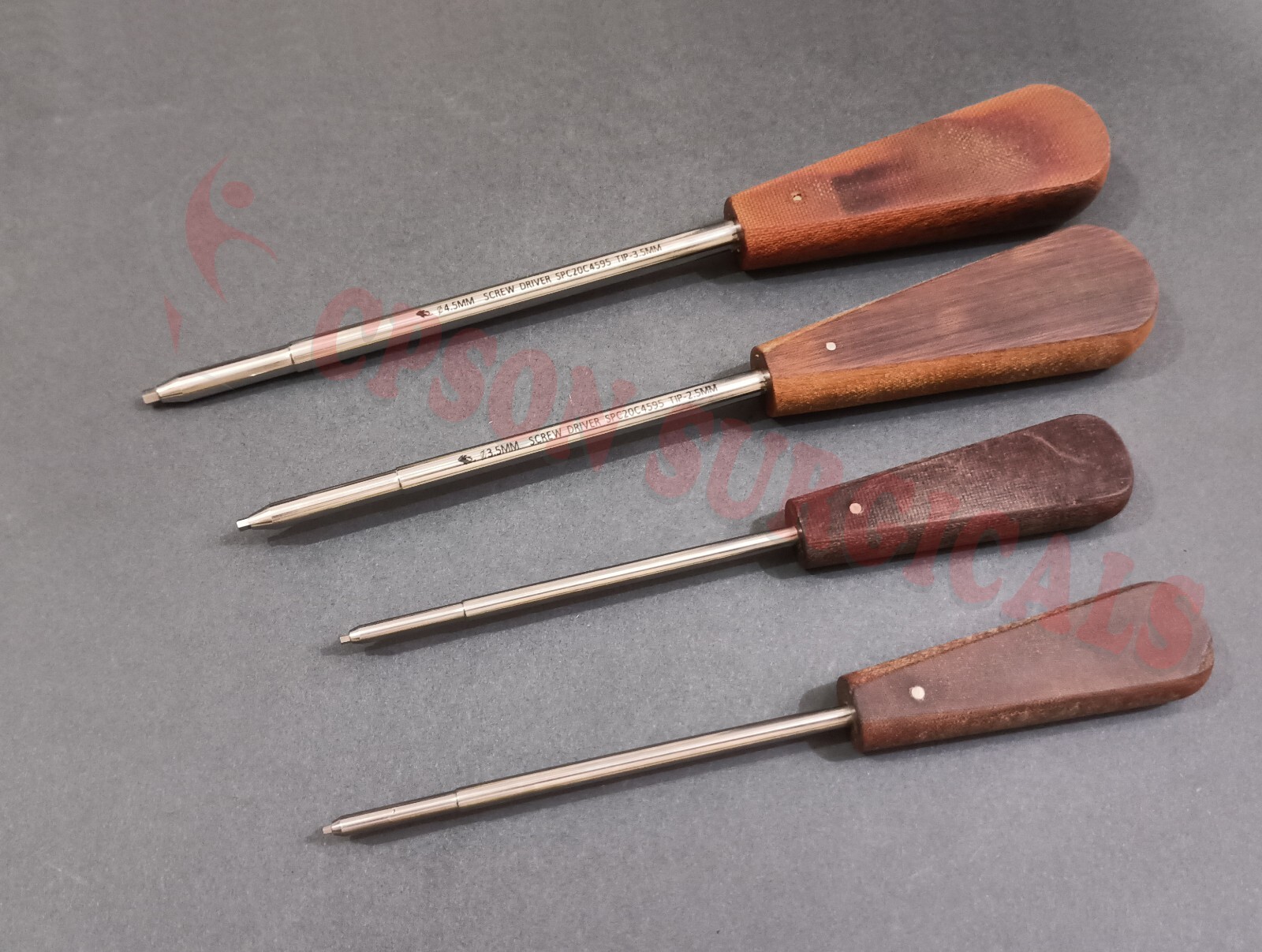 Screw Driver with Tip 1.5, 2.0, 2.5, 3.5mm & For Interloclocking Pack of 5 Size