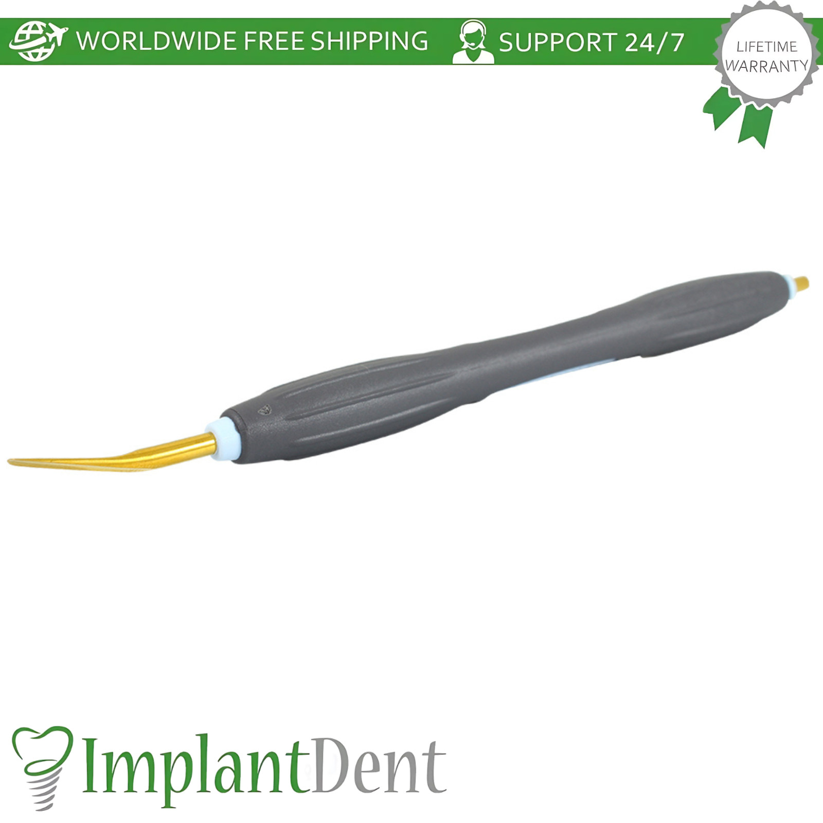 Dental Luxator P-Series Titanium-Coated Stainless Steel Instrument 3mm Wide