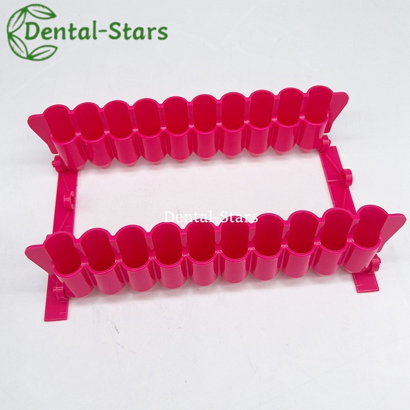 Dental Composite Syringe 20-Unit Stand Syringe Holder Organizer Applicator Rack