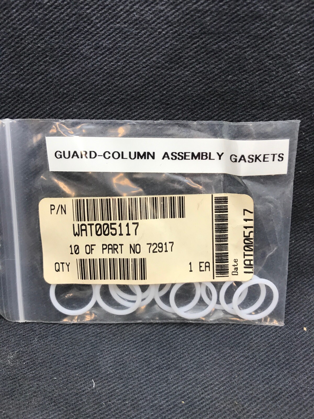 (10) WATERS Plastic HPLC Guard Column Assembly Gaskets 72917 WAT005117