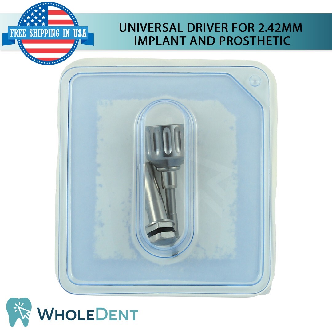 Universal Driver for 2.42mm Fixture & Prosthetics Internal Hex Connection Dental