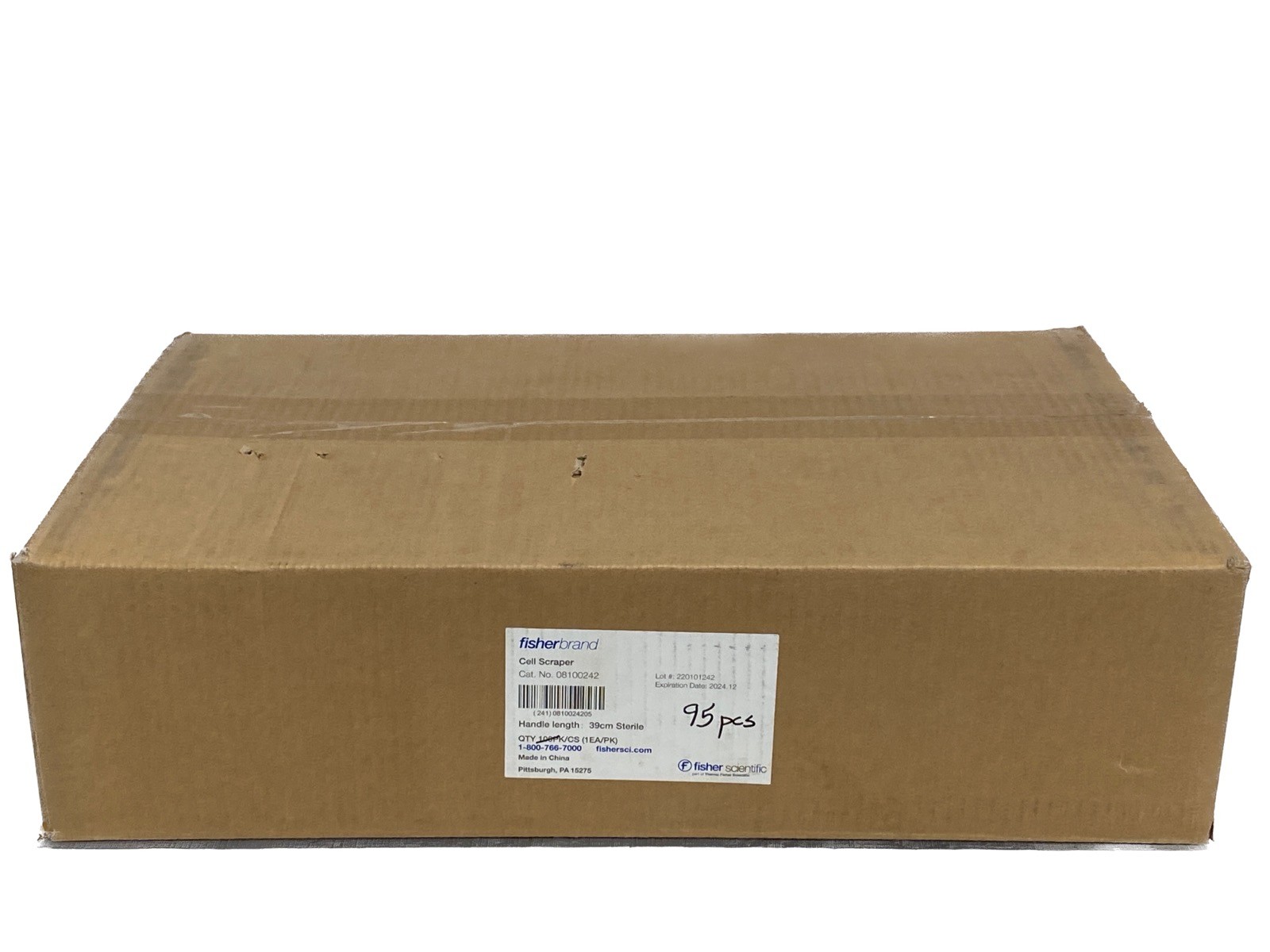 (95) FISHERBRAND Large 15” Cell Scrapers 39cm Handle 1.18″ Blade 08100242