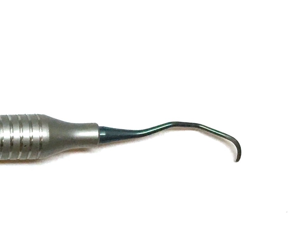 1 x Titanium Implant Scaler Nu-lite Langer 1/2 FCI #552-1909