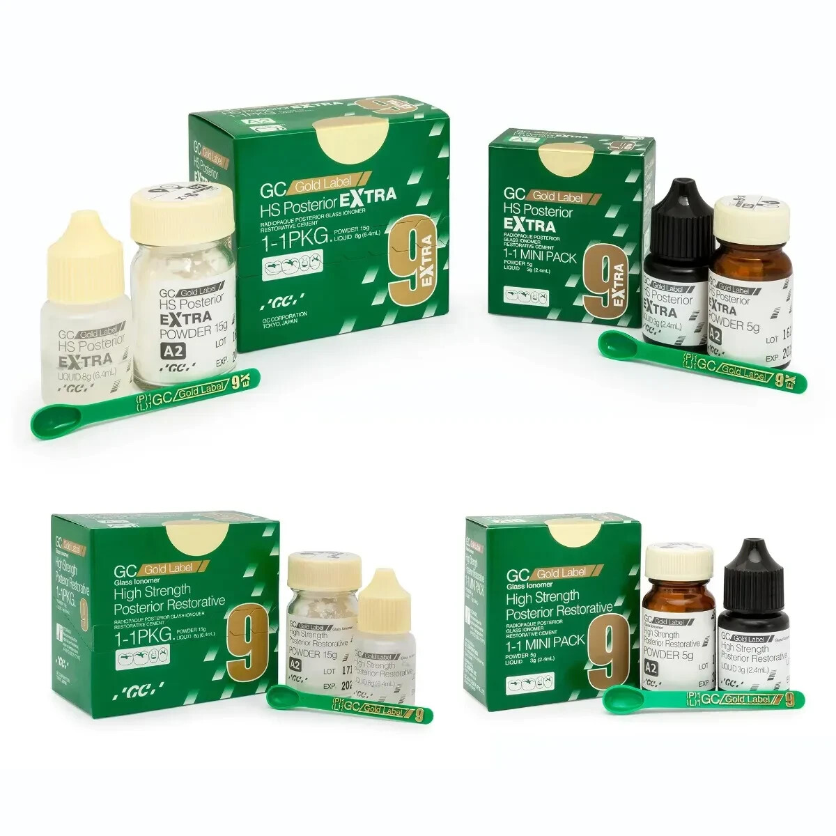 GC Gold Label 9 Posterior Restorative GIC Pack of 3 Free Shipping