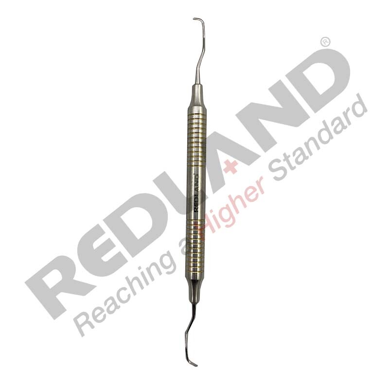 Redland Dental Hygienist Scaler Curettes Autoclavable Cassette (7 Pc) Gold Line