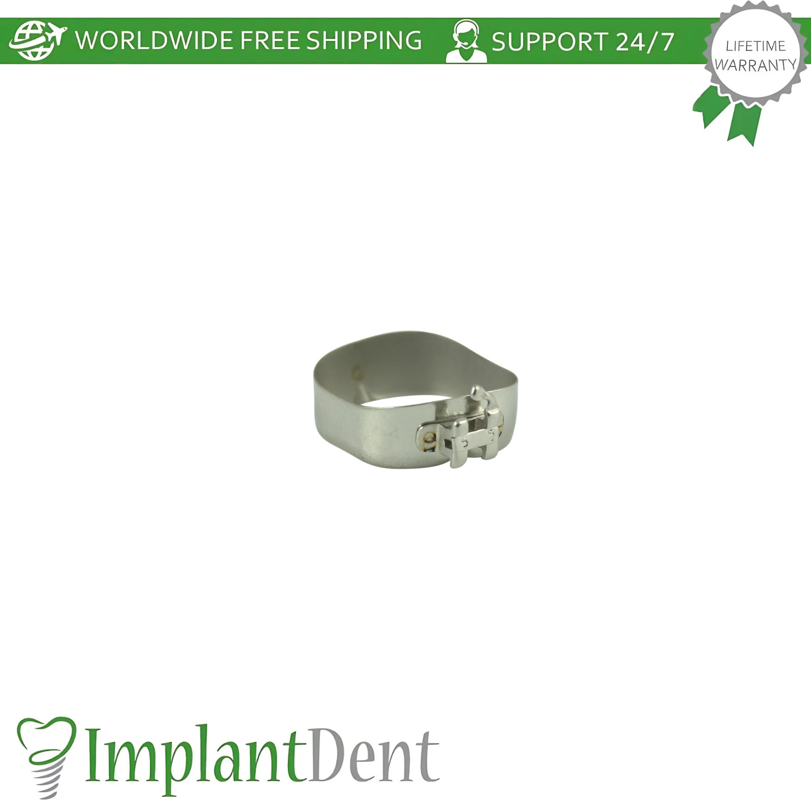 5x Dental Second Molar Single Tube Anatomical Upper Right Band Braces Span Lab