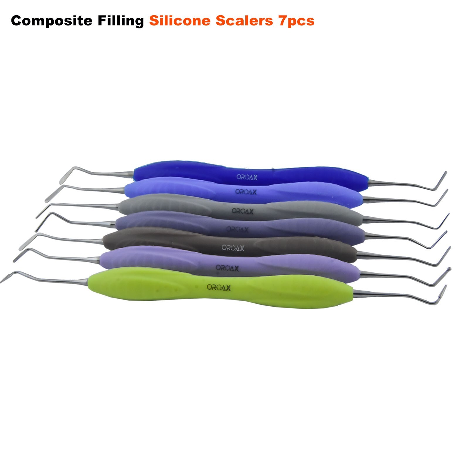 13Pcs Dental Composite Filling Instruments Setup – Silicone Ergonomic Handles