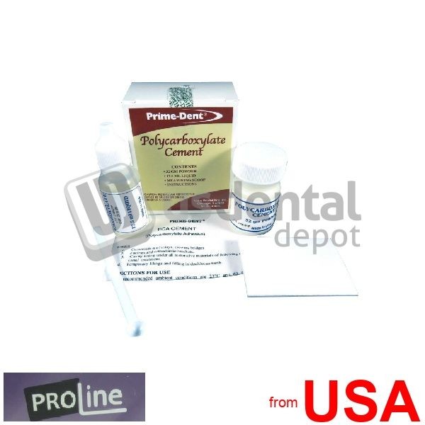 PRO-LINE – PolyCarboxylate Cement Kit 32gr powder / 18ml – #010-036 PR 010-036