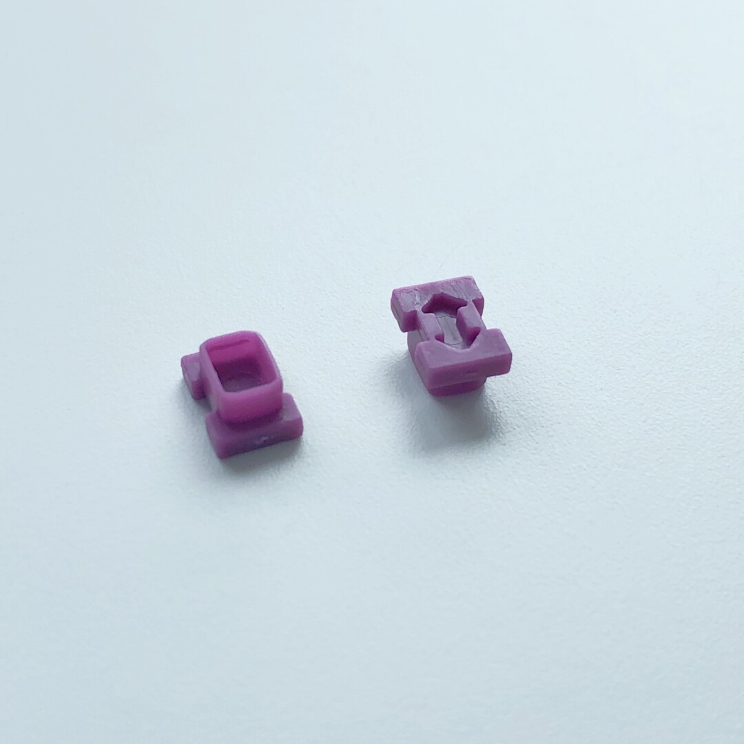 20Pcs Dental ITI NC lmpression Coping Caps Closed Tray Plastic Caps Transfer USA