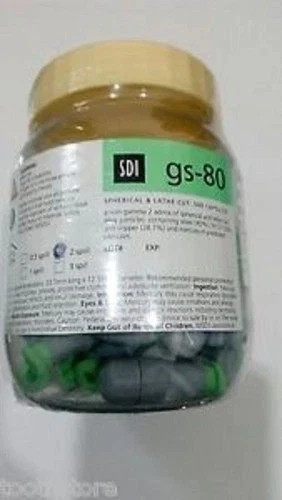 SDI GS-80 Regular 50 Per Jar Amalgam Alloy- 2 spill Capsules FREE SHIPING