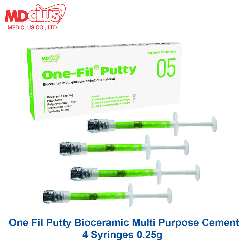 Dental End0 MediClus One FiI Putty Bi0ceramic Multi Purpose Cement 4×0.25g