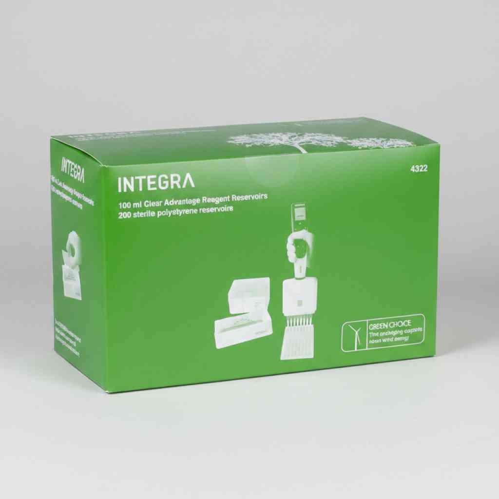 Integra Biosciences Reagent Reservoir 100 ml Clear Polystyrene 200 Basins