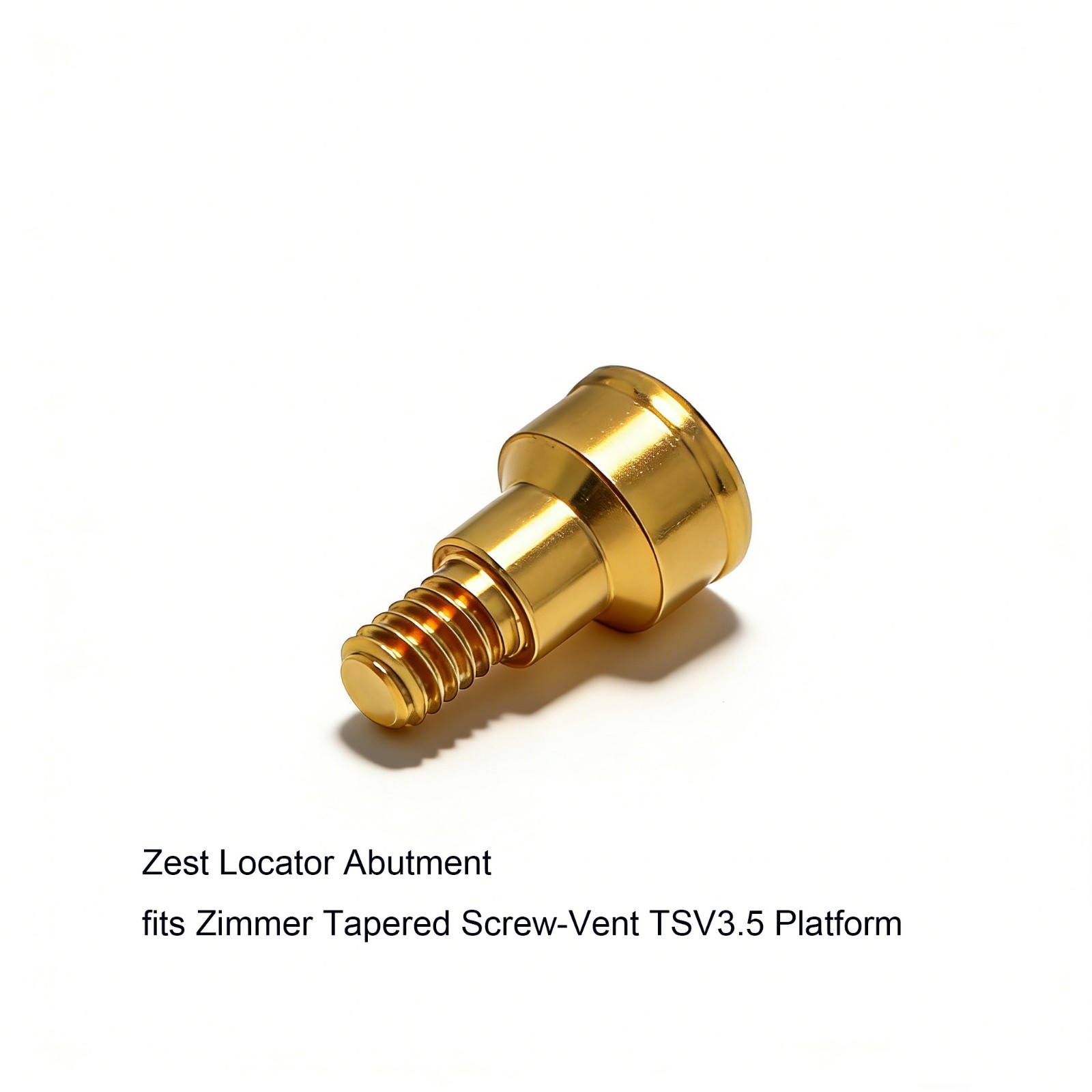Locator Overdenture Abutment Fit Zimmer Screw-Vent 3.5mm Implant Retention Cap