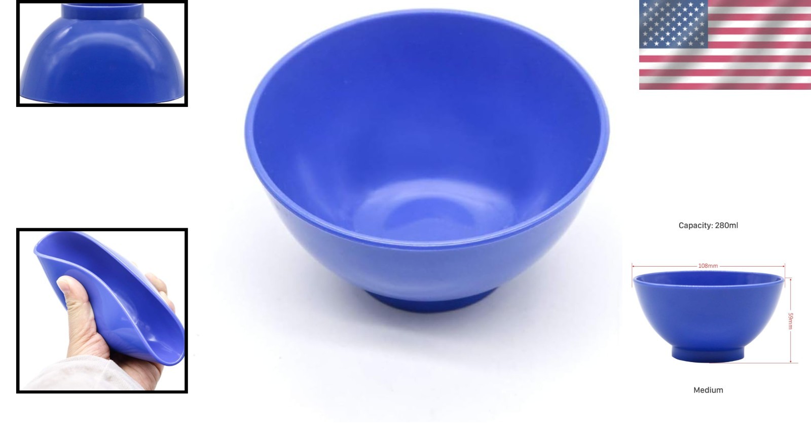 High-Quality Medium Rubber Mixing Bowl – Environmentally Friendly Lab Essential