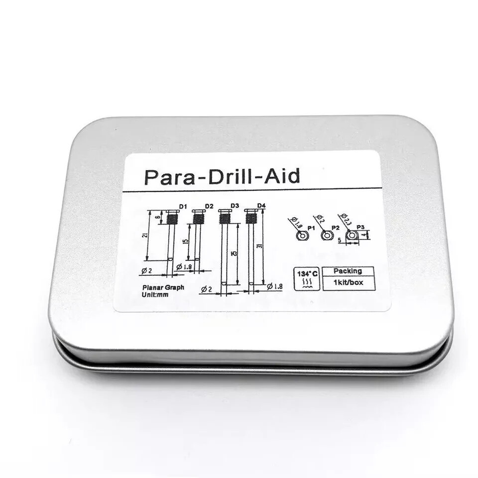 Dental Parallel Para Drill Aid Implant Position Sleeves Pilot Guide Pins Locator