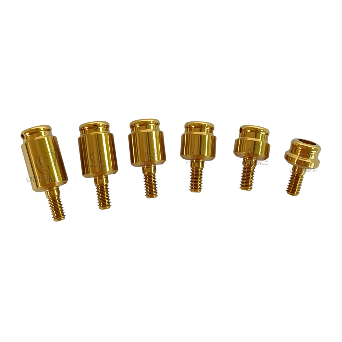Locator abutment with Standard males caps fit to Zimmer TSV 4.5 GH1-6