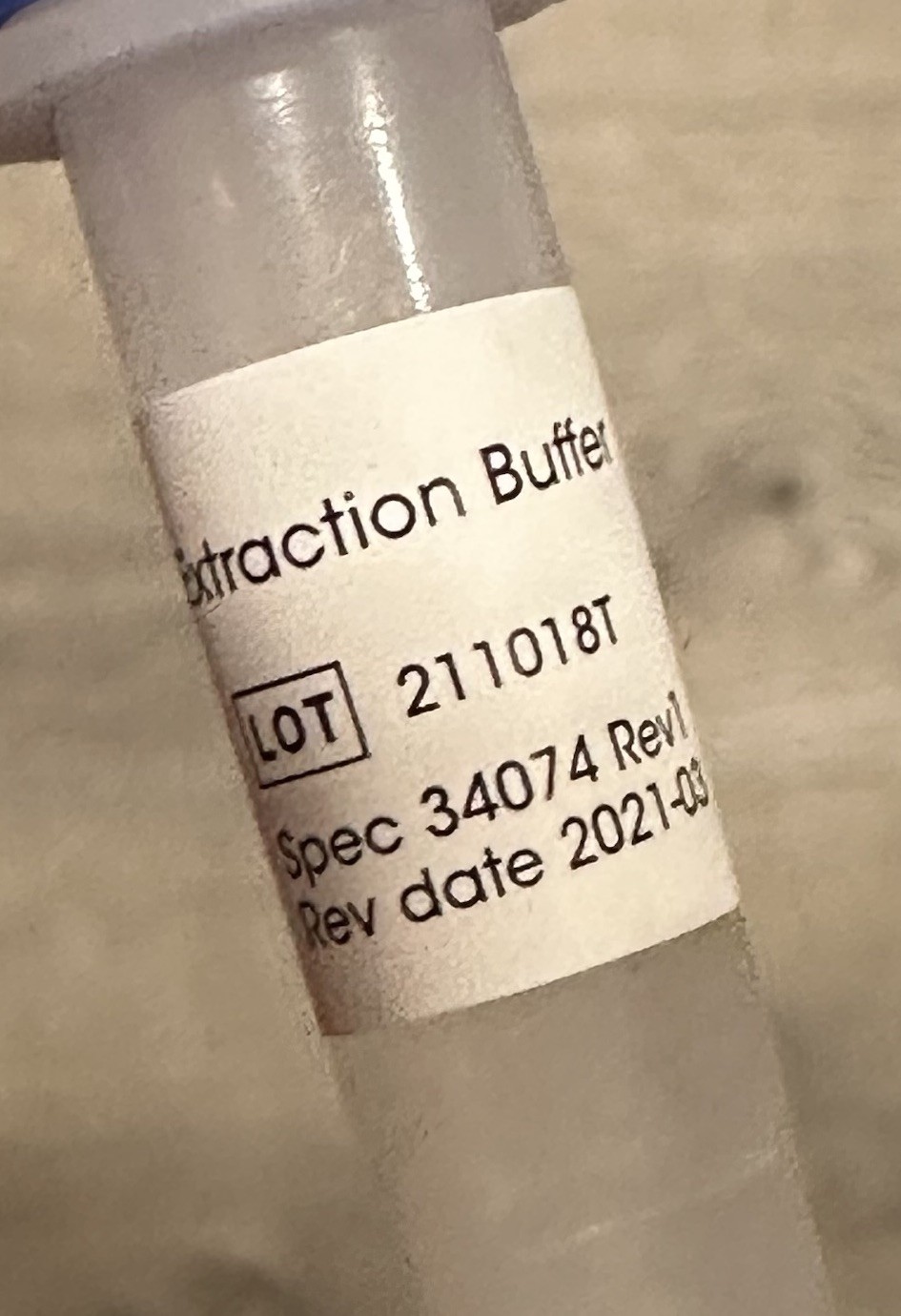 *Lot of 7* LumiraDx 2ml Extraction Buffer Tube SPEC-33844