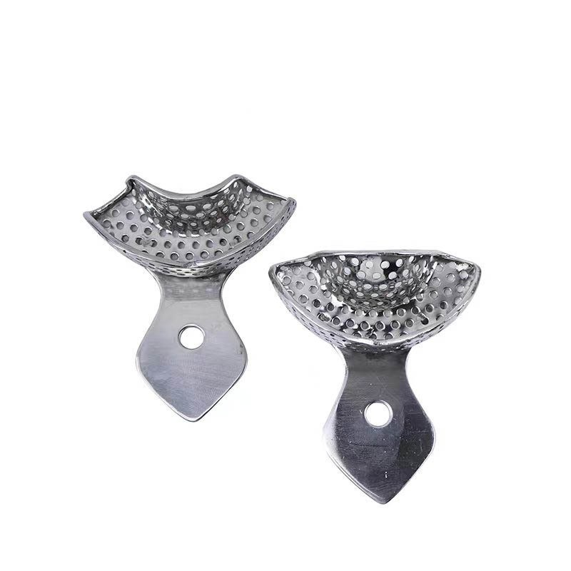 5 Sets Dental Impression Trays Stainless Steel Upper & Lower S/M/L Set of 6 US
