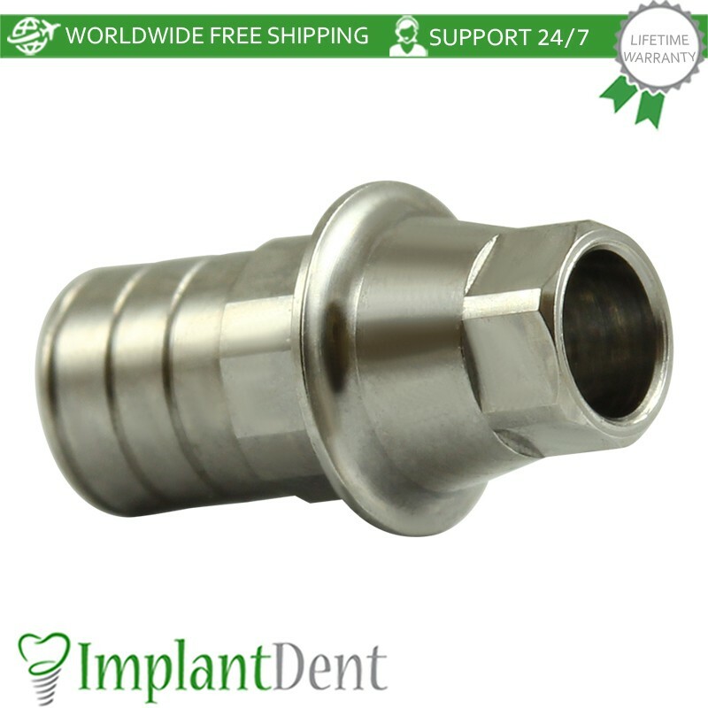 2x Dental Anti Rotational Titanium Base CAD/CAM Prosthetic Conical Connection RP