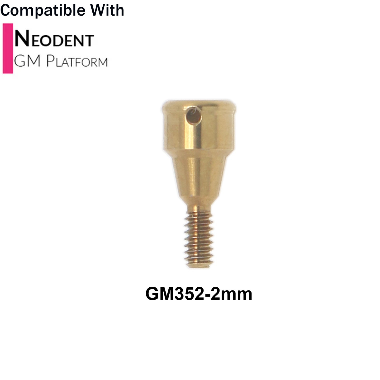 Dental Overdenture Locator Abutment 1-6mm & Male Cap Kit For NEODENT GRAND MORSE