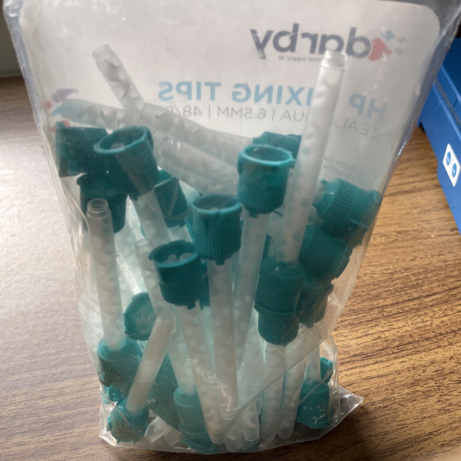 Dental HP Blue /TEAL Mixing Tips 6.5 mm Impression Heavy Body 48/bag