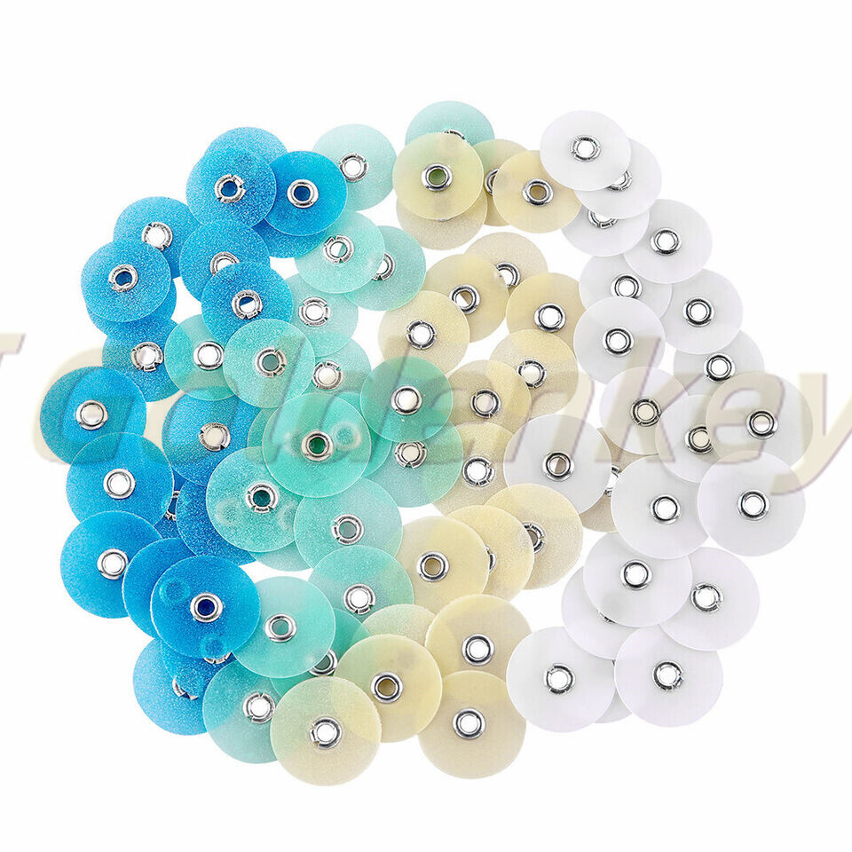 40pcs/Box Dental Composite Polishing Disc Gross Contouring Mandrel Stripes Set