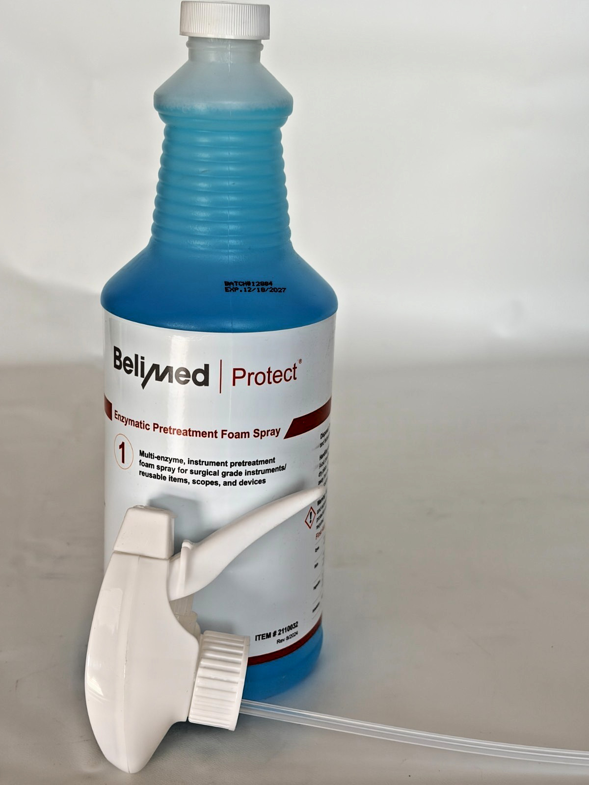 Belimed Protect RTU Enzymatic Pretreatment Foam Spray 32 oz W/ Spray Attachment