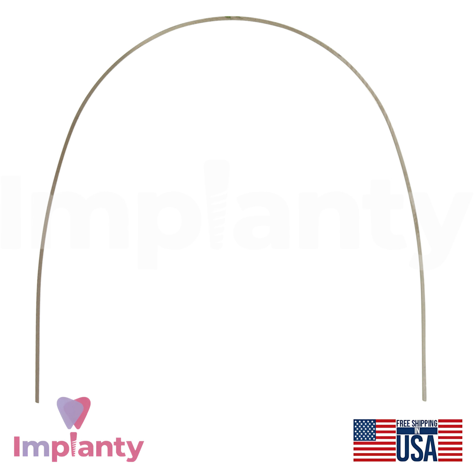 Morelli NiTi Superelastic IntraoraI Rectangular Dental Archwire Aesthetic White