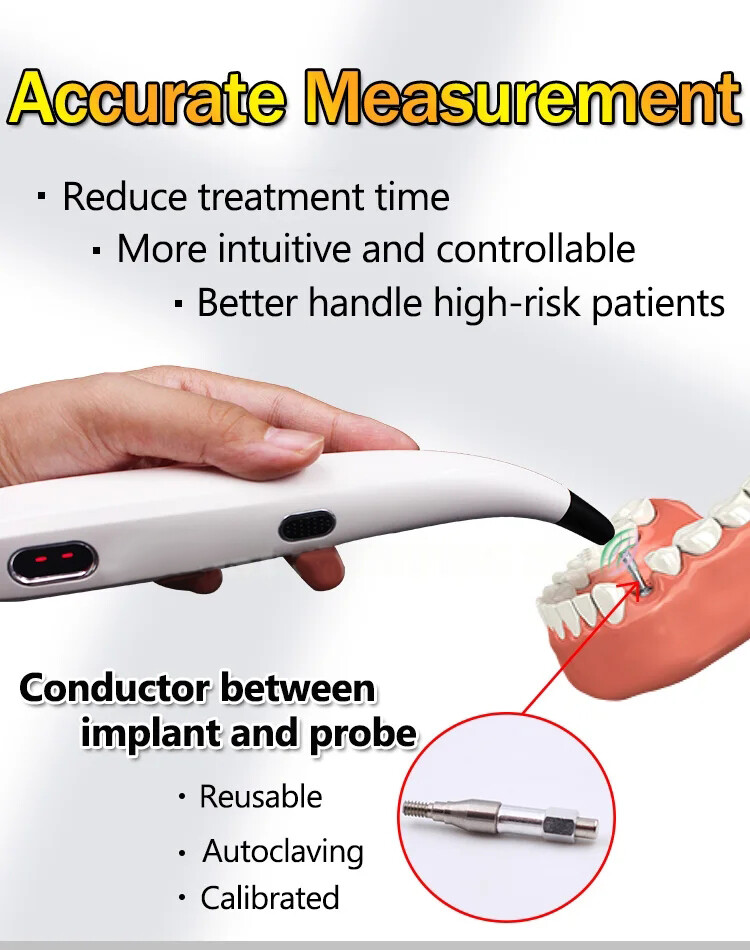 Dental Implant Osseointegration Implant Stability Measurement Monitor Tester USA
