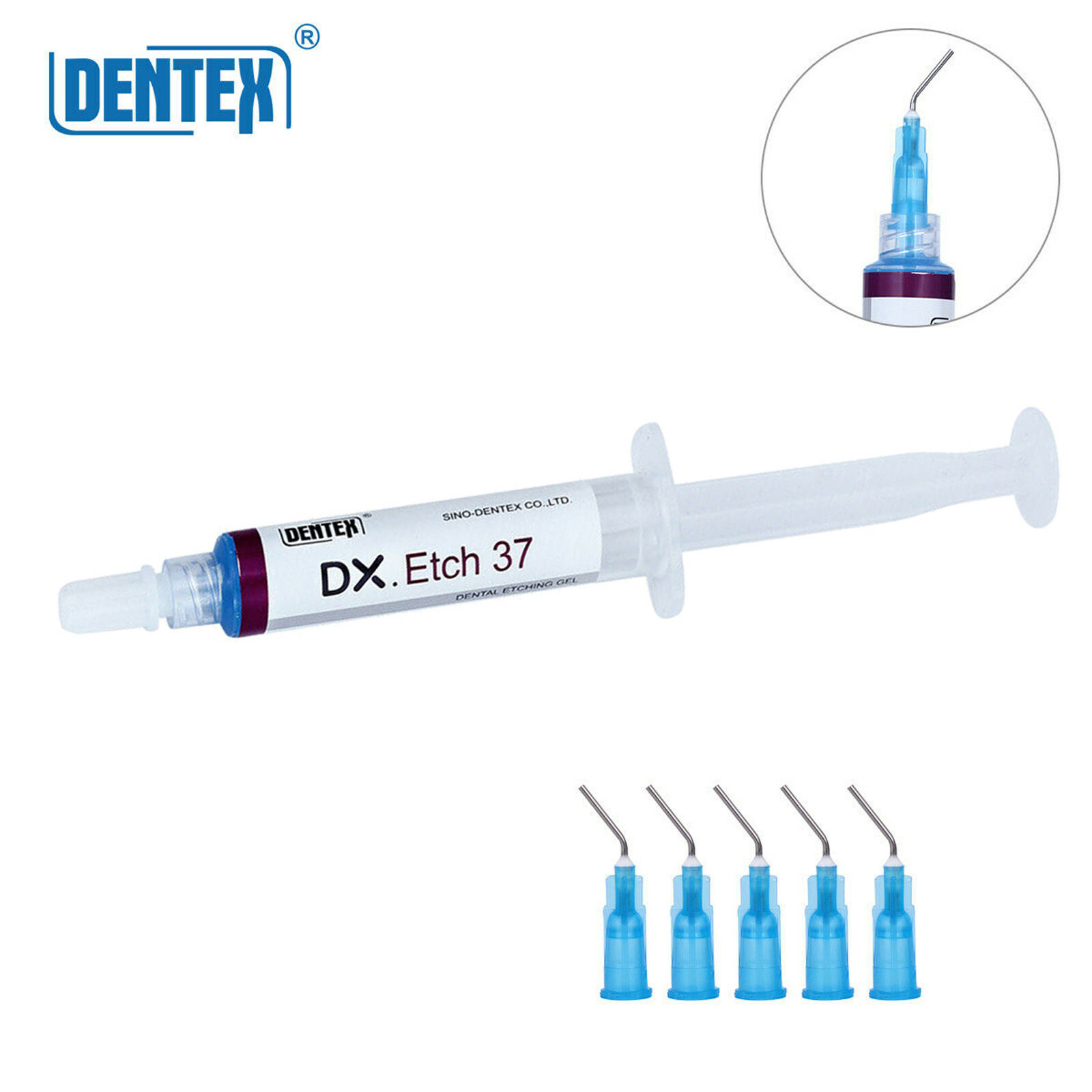 dentex dentale dell’acido fosforico 37% Silica Blue Gel per DX.Etch37 Fresh