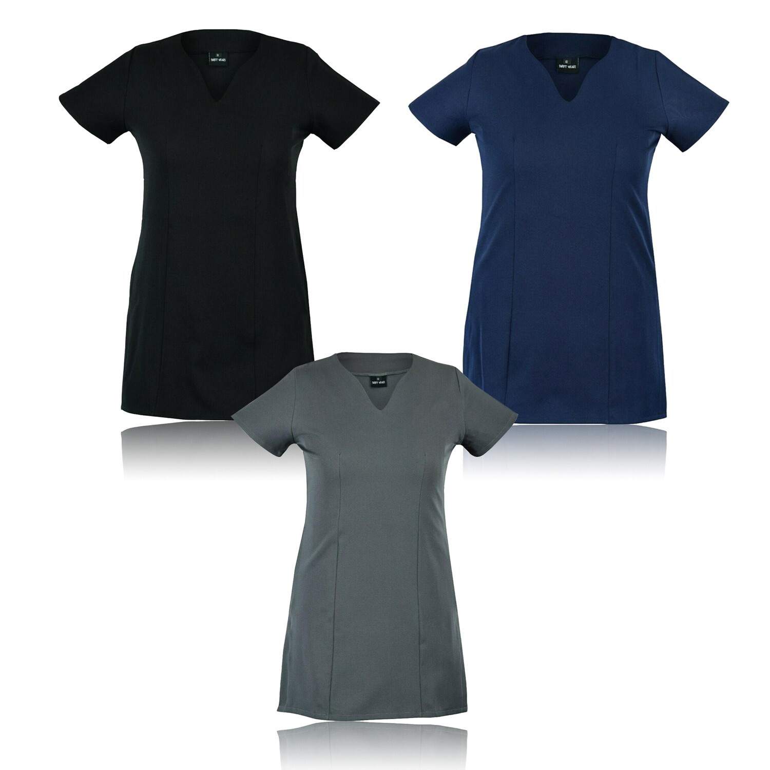 Beauty Tunic Hairdressing Spa Massage Therapist Health Work Nail Salon Uniform