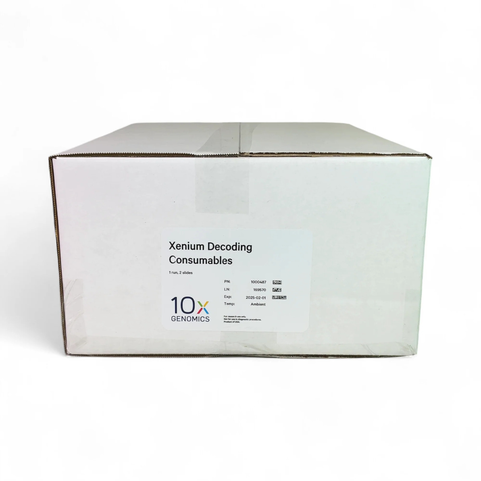 10x Genomics 1000487 Xenium Decoding Consumables 1 Run 2 Slides NEW Best Offer!