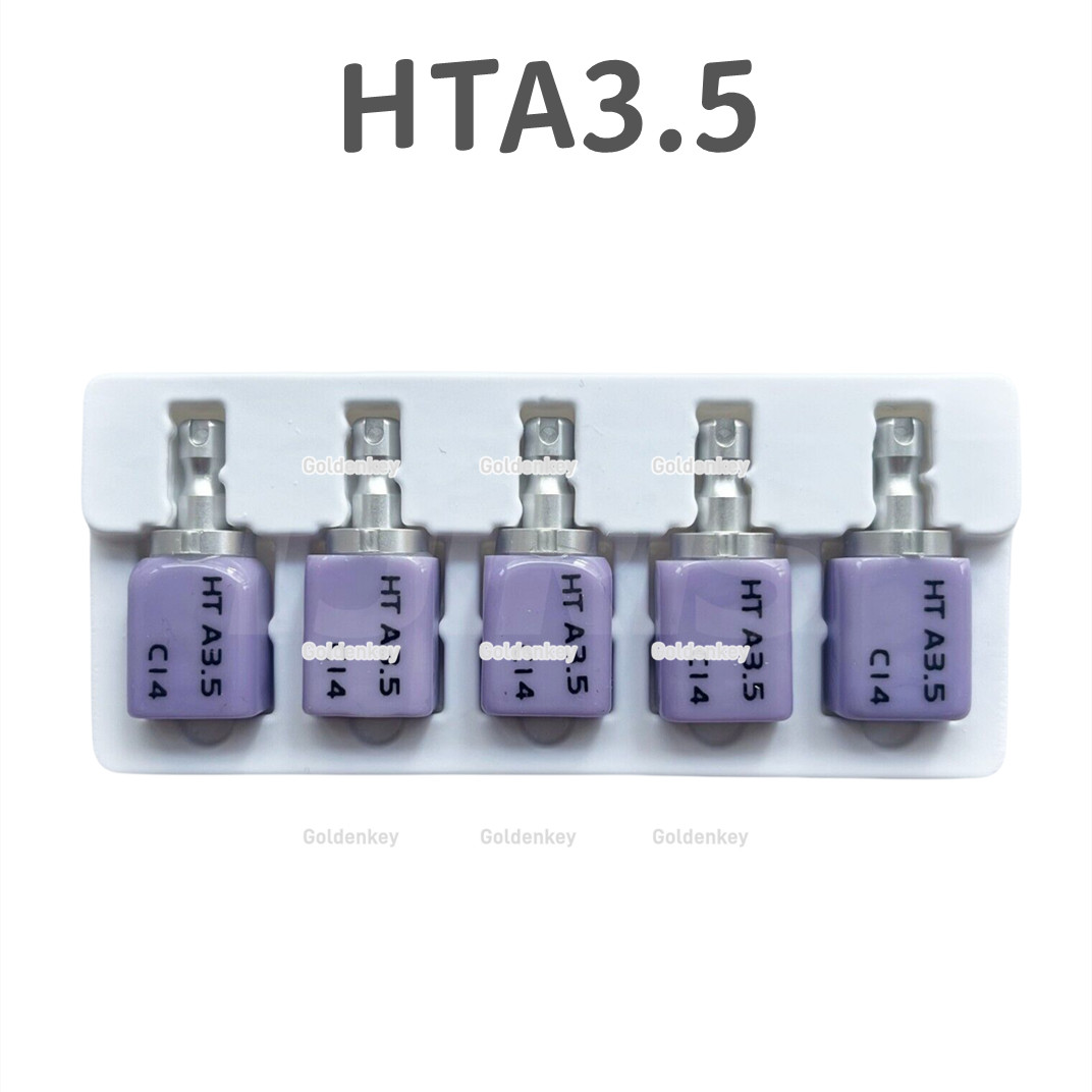 High Transparency Dental Glass Ceramic Liithium Disslicate Blocks C14 CAD