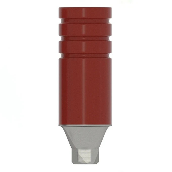 5pcs Straight Plastic Conical Castable Abutments RP Rotational / Non Rotational