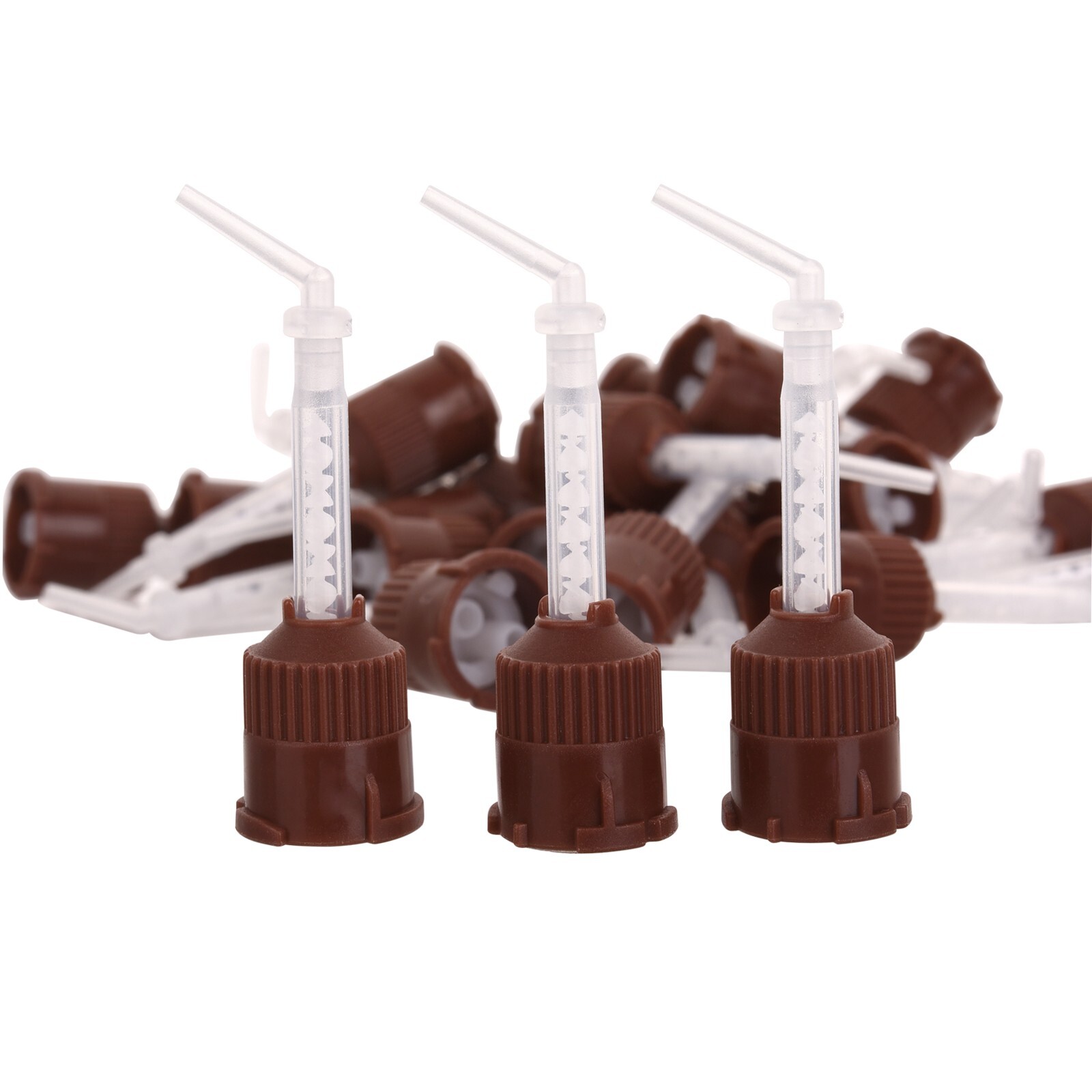 250(5 Bags) Dental Mixing Tips HP Brown with Endo Tips