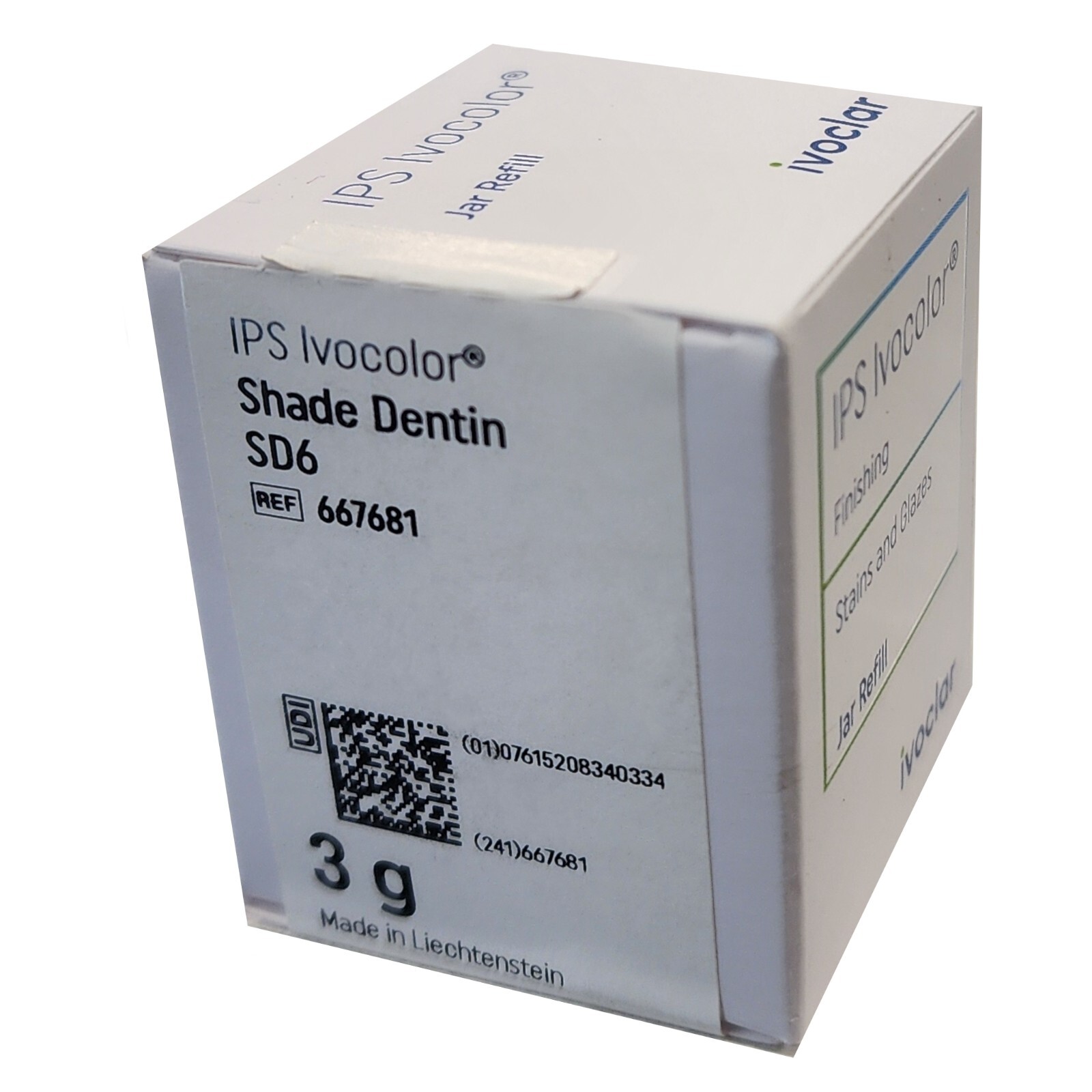 *1-Piece* Ivoclar Vivadent IPS Ivocolor 3g Shade Dentin SD6 Refill 667681