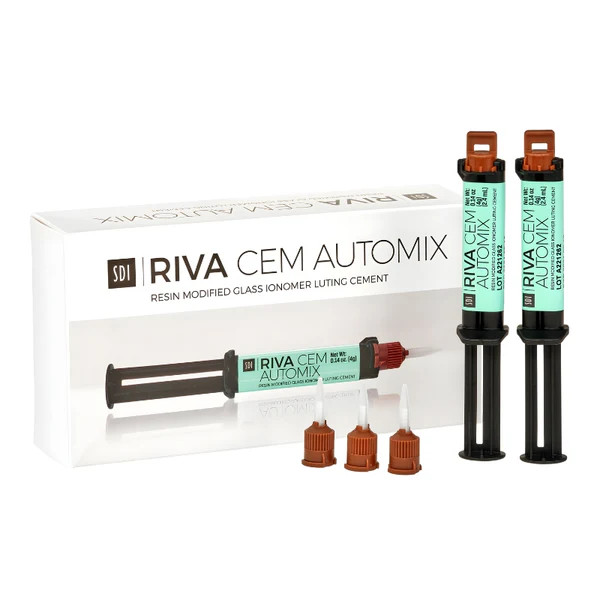 SDI RivaCem Automix Resin Modified Riva Cem Glass Ionomer Luting Cement