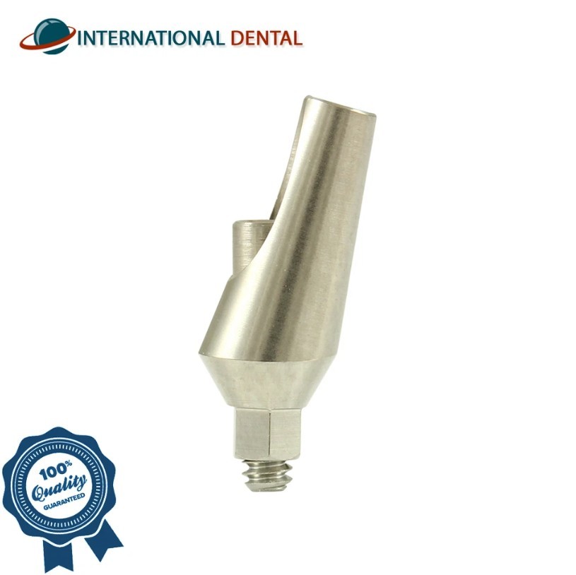 5 Dental Angulated Titanium Prosthetic 15° Slim Platform Int Hex 2.0mm