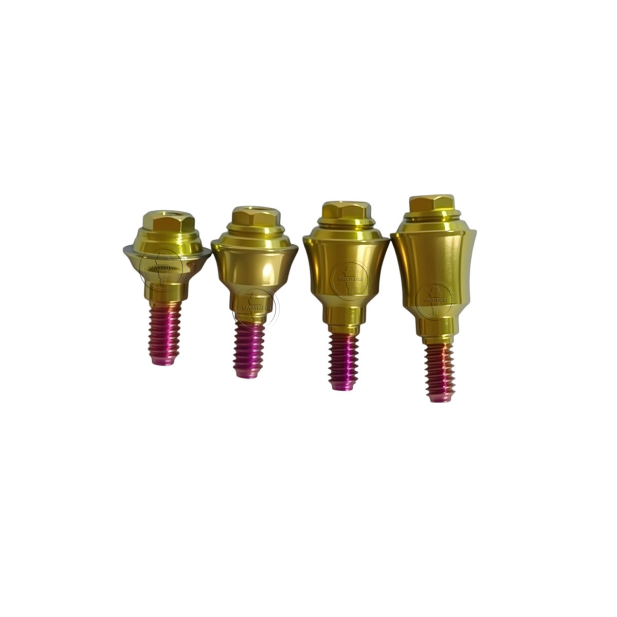 1 pcs Multi unit straight abutment fits to MIS Seven Platform GH 1/2/3/4mm